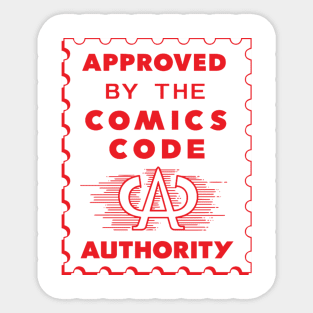 Comics Code Sticker